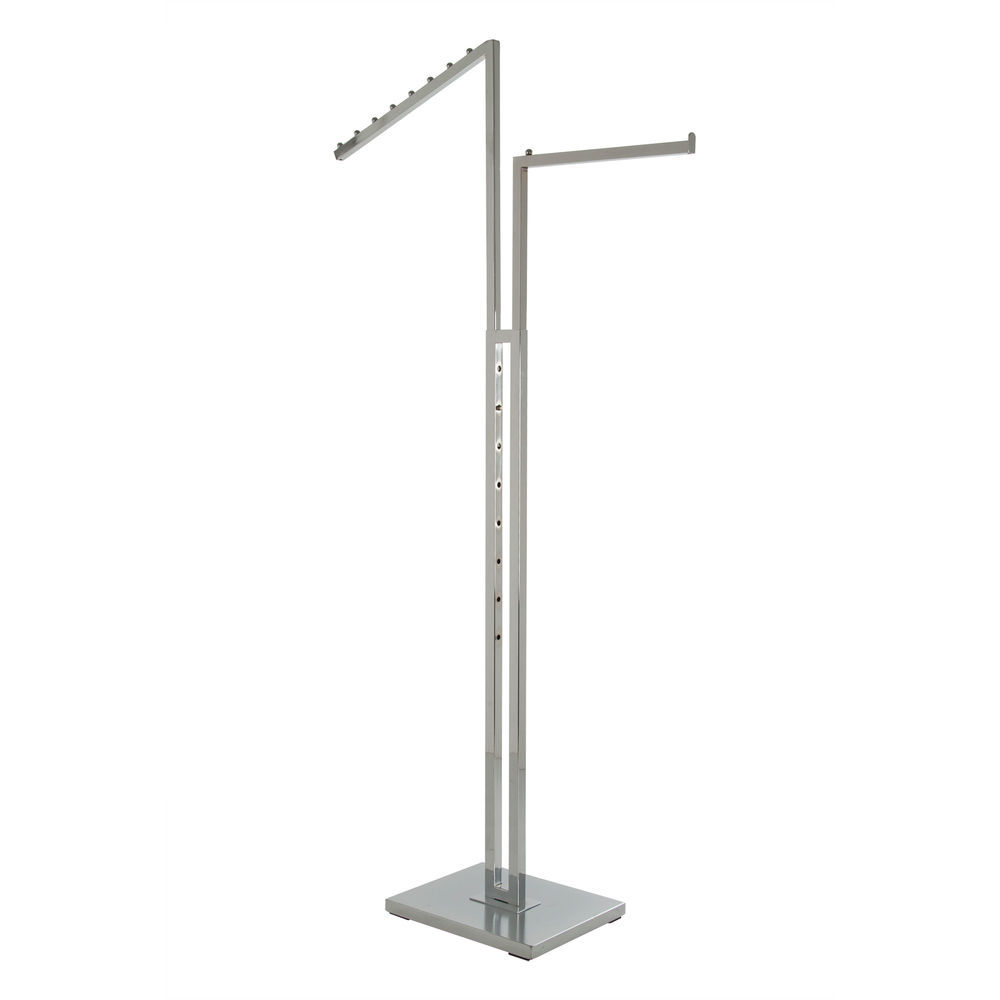 Econoco 52" H, 1Tier Revolving Belt Rack with Round Tubing Upright