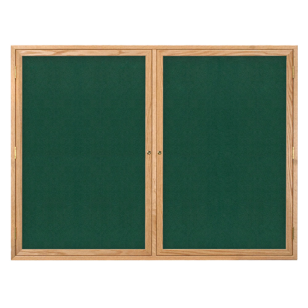 36 x 48 Wood Frame 1 Door Enclosed Fabric Board