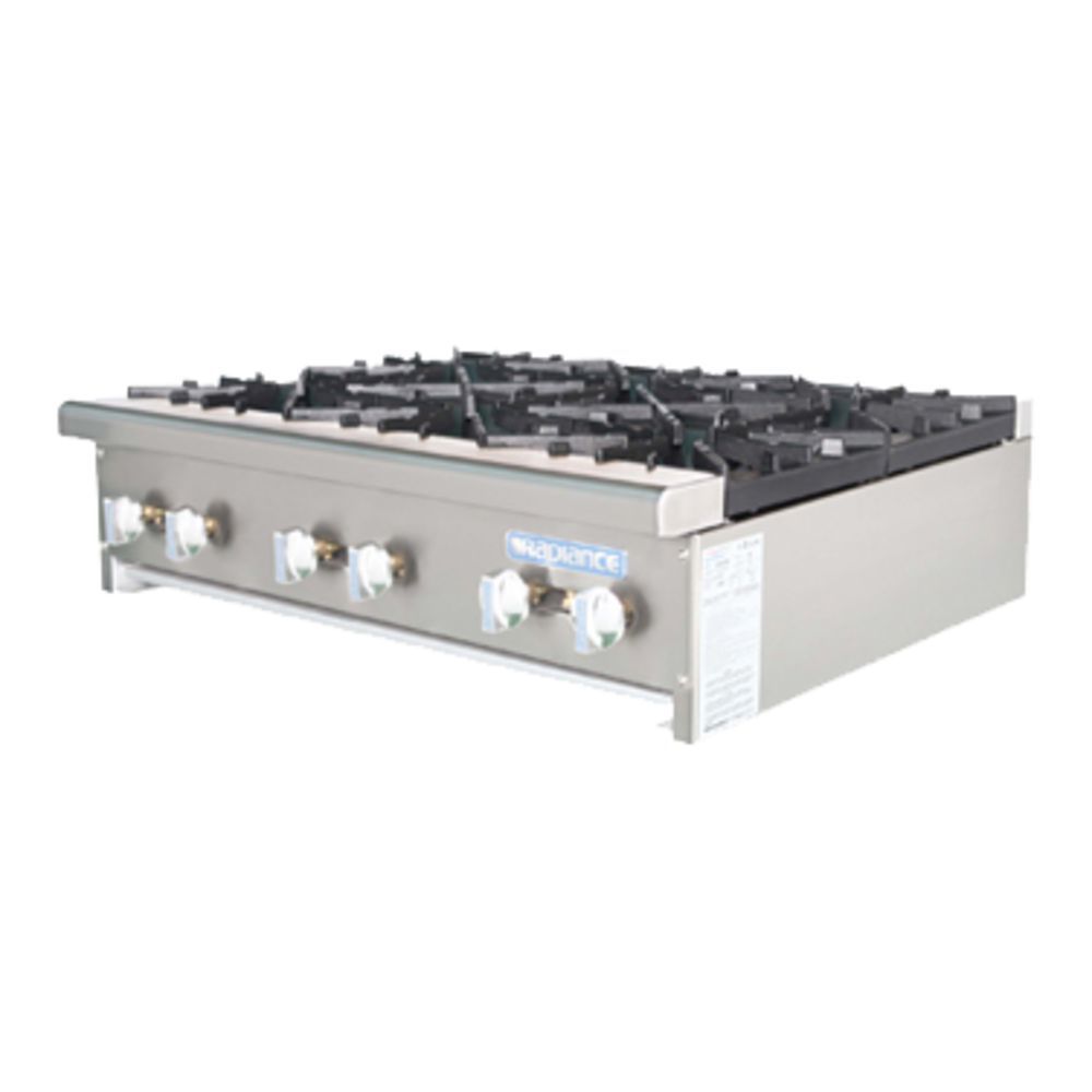 Turbo Air Inc Hot Plate Countertop 6 Burners