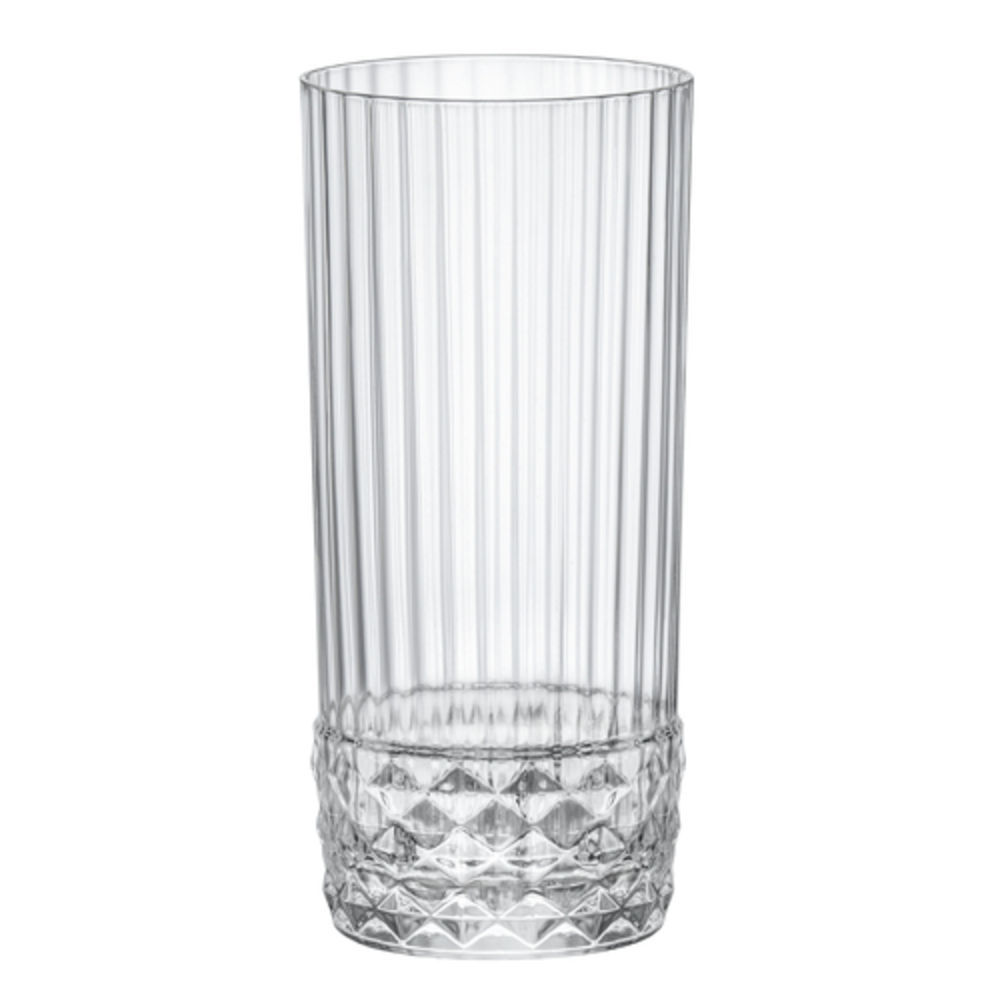 Officina 1825 Cooler Glass 16oz Set of 4, Bormioli Rocco