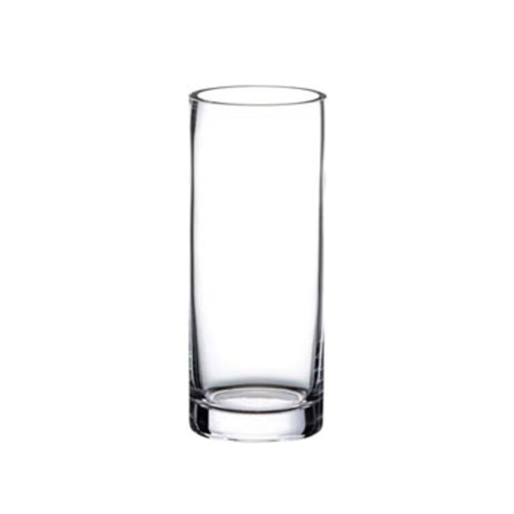 Round Clear Glass Senses Bosphorus Vase 4 Dia X 10 H 6 Case