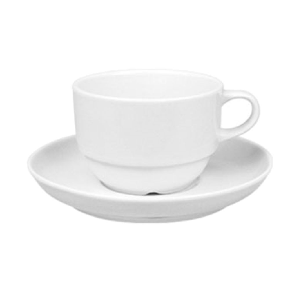 Turgla 3 Oz. European White Porcelaindelta Coupe/Delta/Heatwave Espresso  Cup Stackable -12/Case