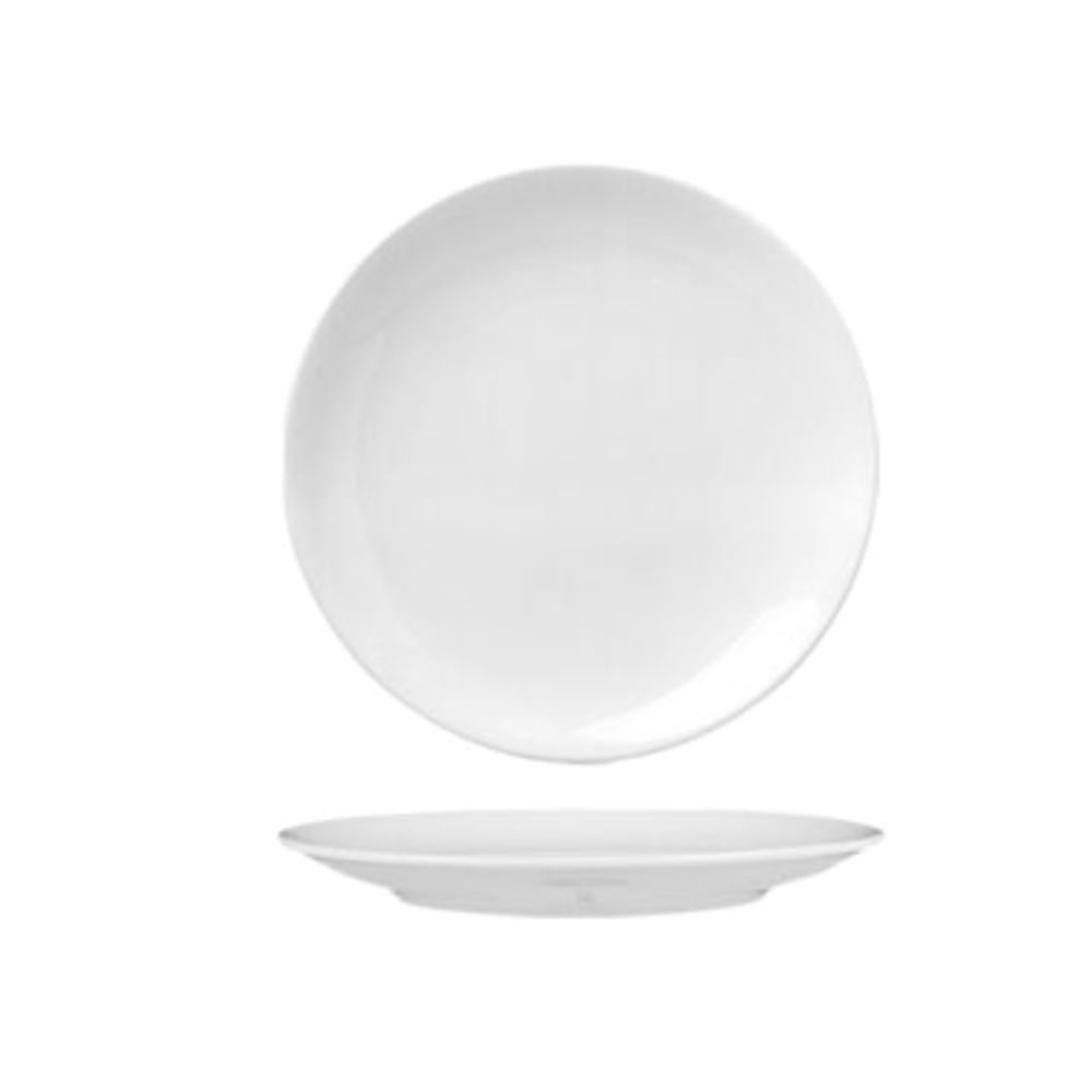 Turgla Round Coupe Rolled Edge European White Porcelaindelta Coupe ...