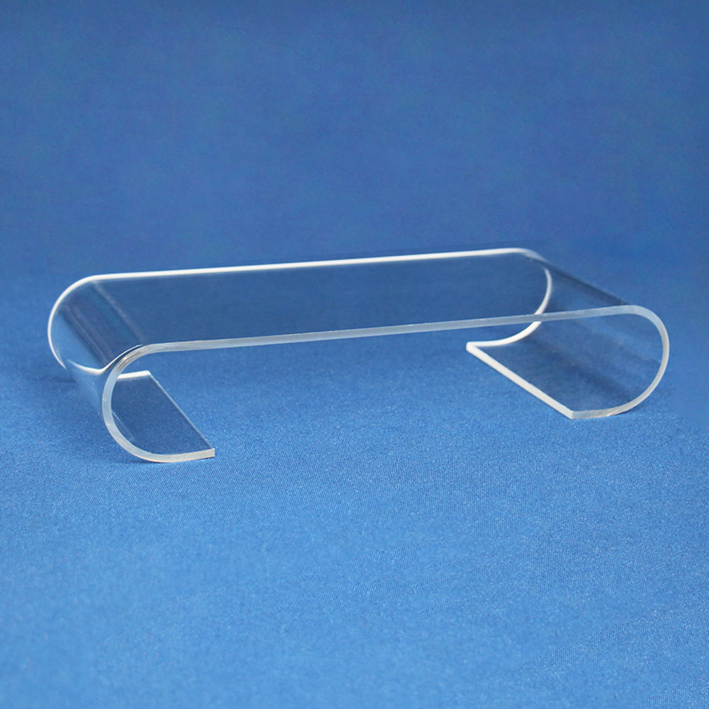 Aarco Display Products Acrylic Scroll Riser, 8