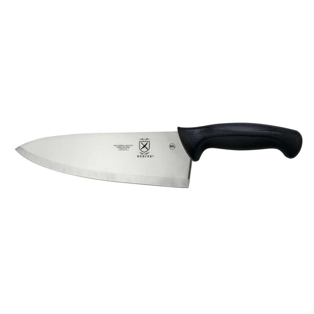 Mercer Culinary M18010 Millennia™ 10 in. Hollow Ground Wide Chef Knife w/  Ergonomic Handle 