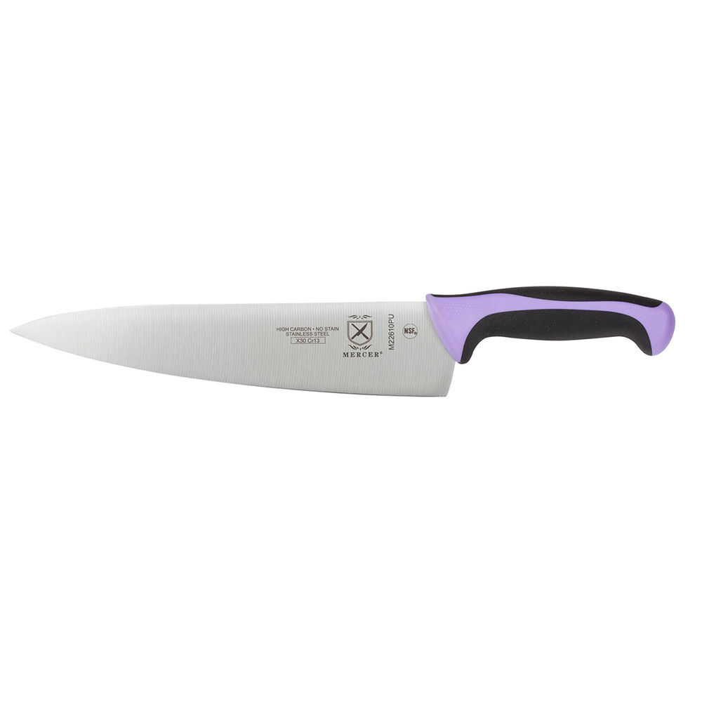 Choice 10 Chef Knife with Purple Allergen-Free Handle