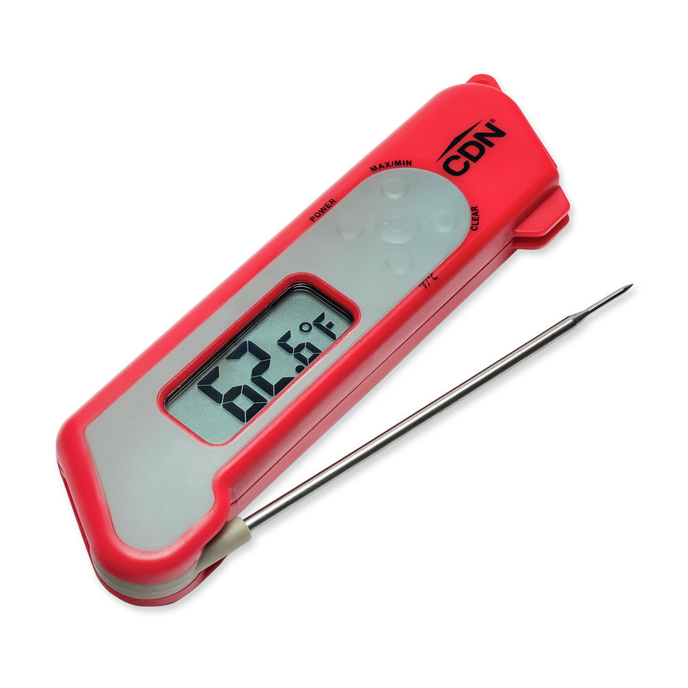 TCT572-R - Folding Thermocouple Thermometer - Red - CDN