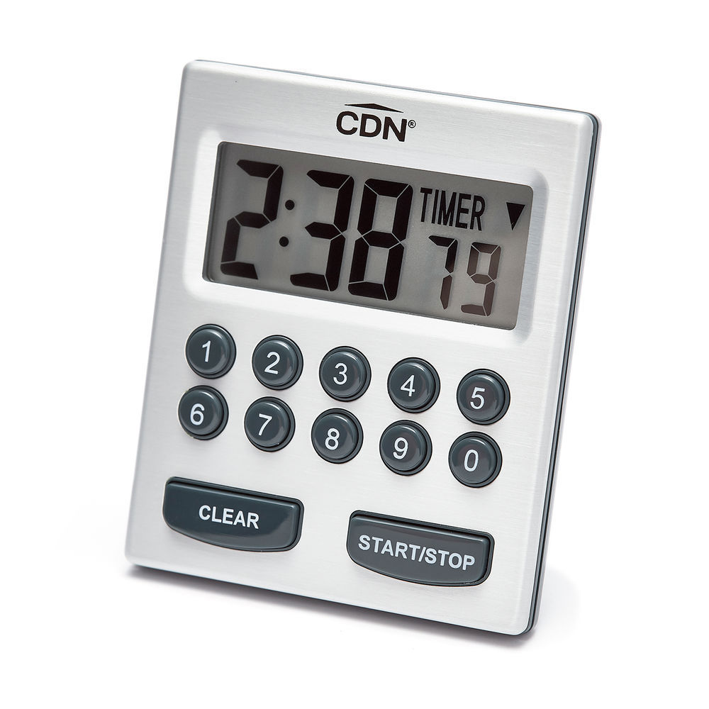 CDN TM15 Extra Large Display Kitchen Timer, White
