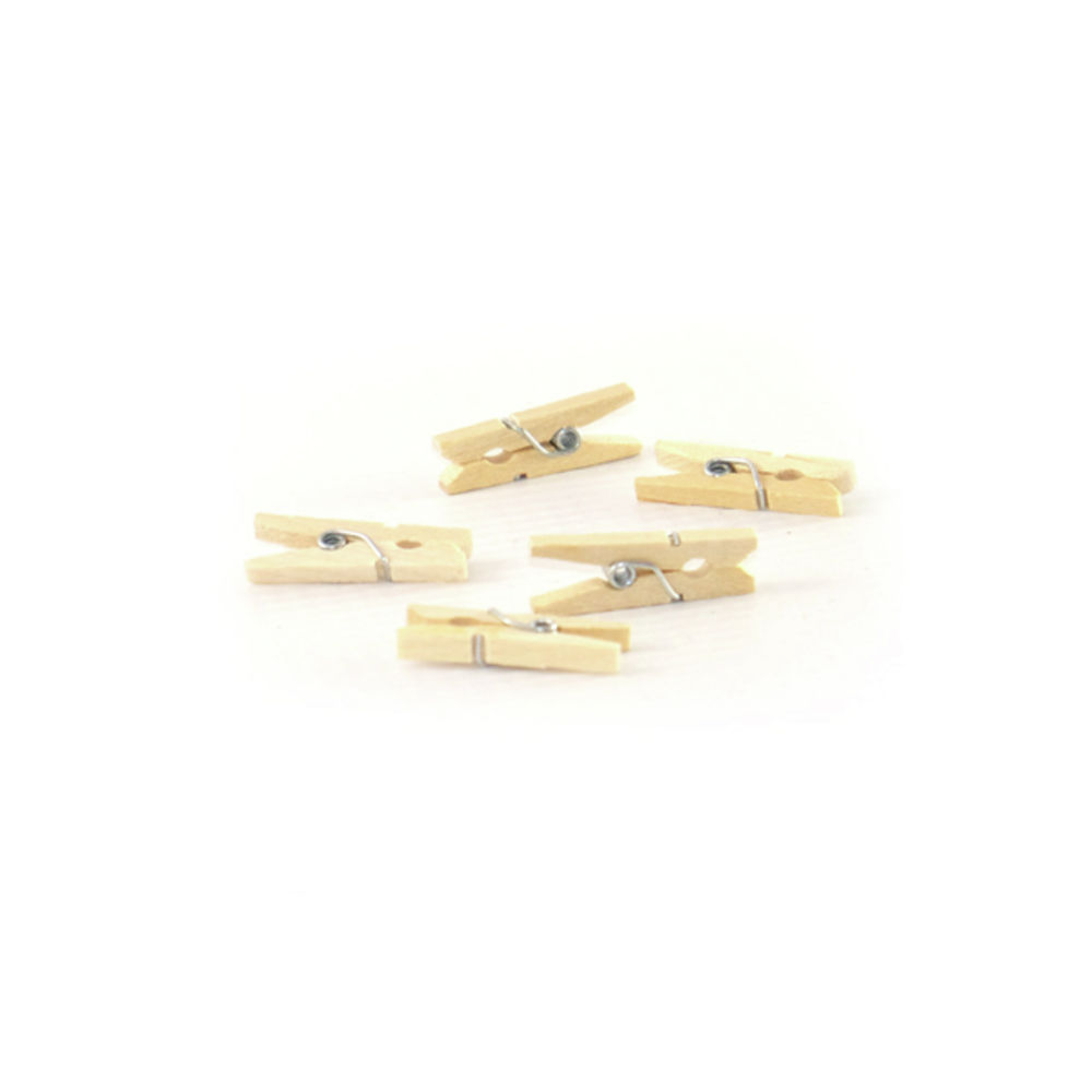 Wooden Clips 1 Pack of 100