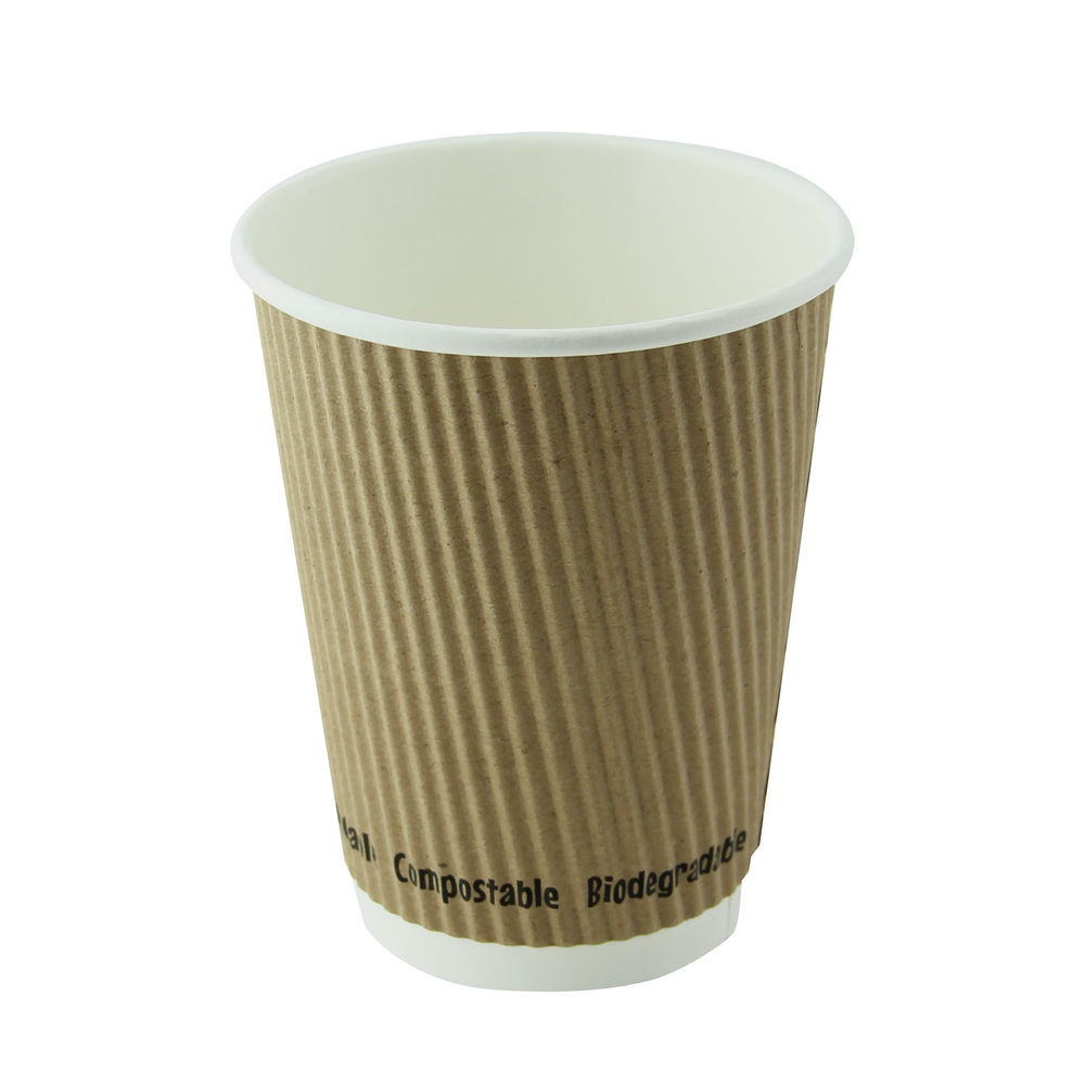 Naturezway Pro Compostable 20oz Cold Cups - 1000 per Case