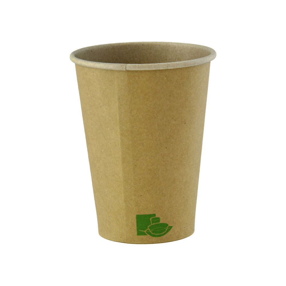 Packnwood Double Wall Compostable Paper Cups - 12 oz - Dia: 3.5 H :  4.3,500/cs