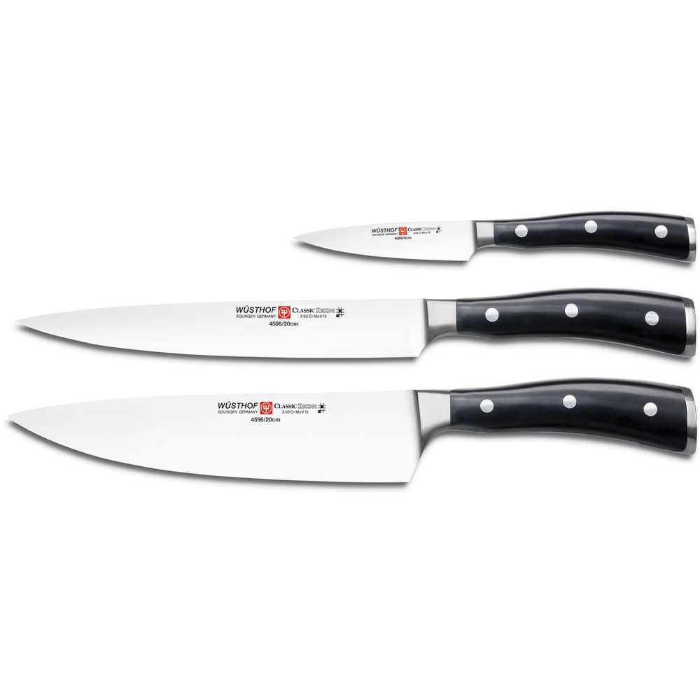 WUSTHOF Classic Ikon 3 Piece Cook s Set-#9601-1