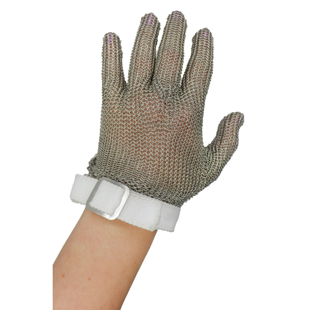 Golden Protective Services Mesh 5 Finger Glove, Adjustable Strap- X Small