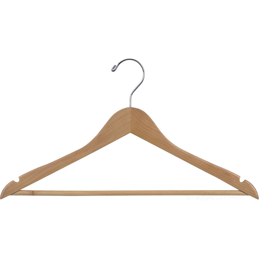 Wooden Coat Hangers Notches, Wood Hangers Clothes Style