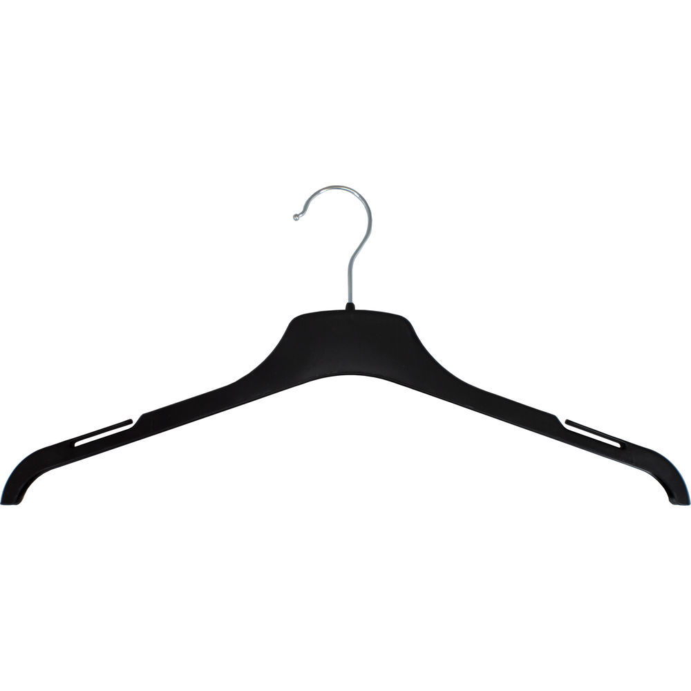 17 Black Plastic Top Hanger