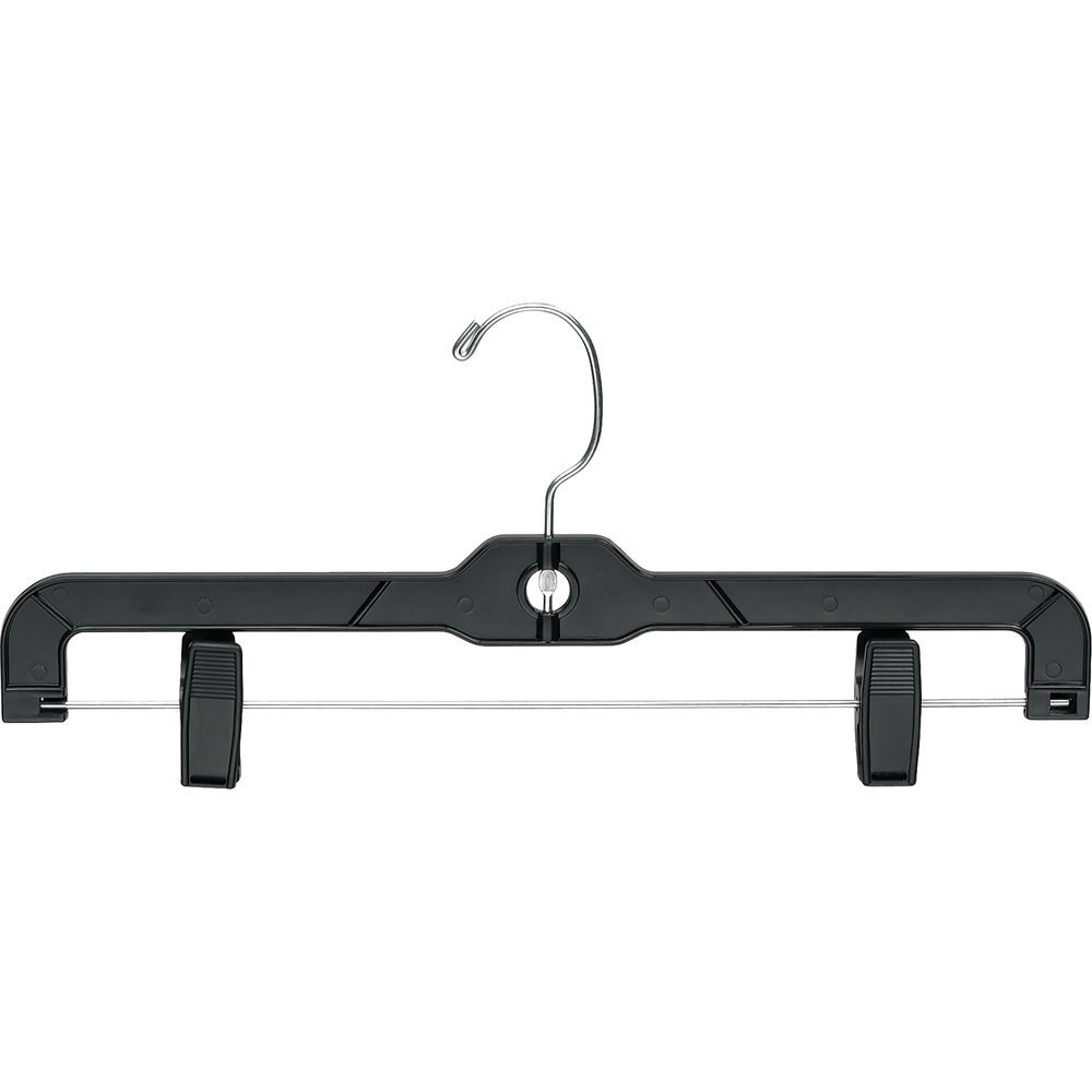 International Hanger Matte Black Plastic Bottom Hanger W/ (14 X 7/16) Box  of 100