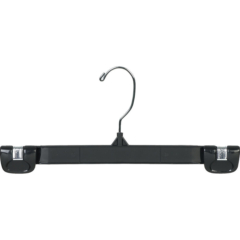 Black Plastic Bra Hanger W/ Clips & Notches