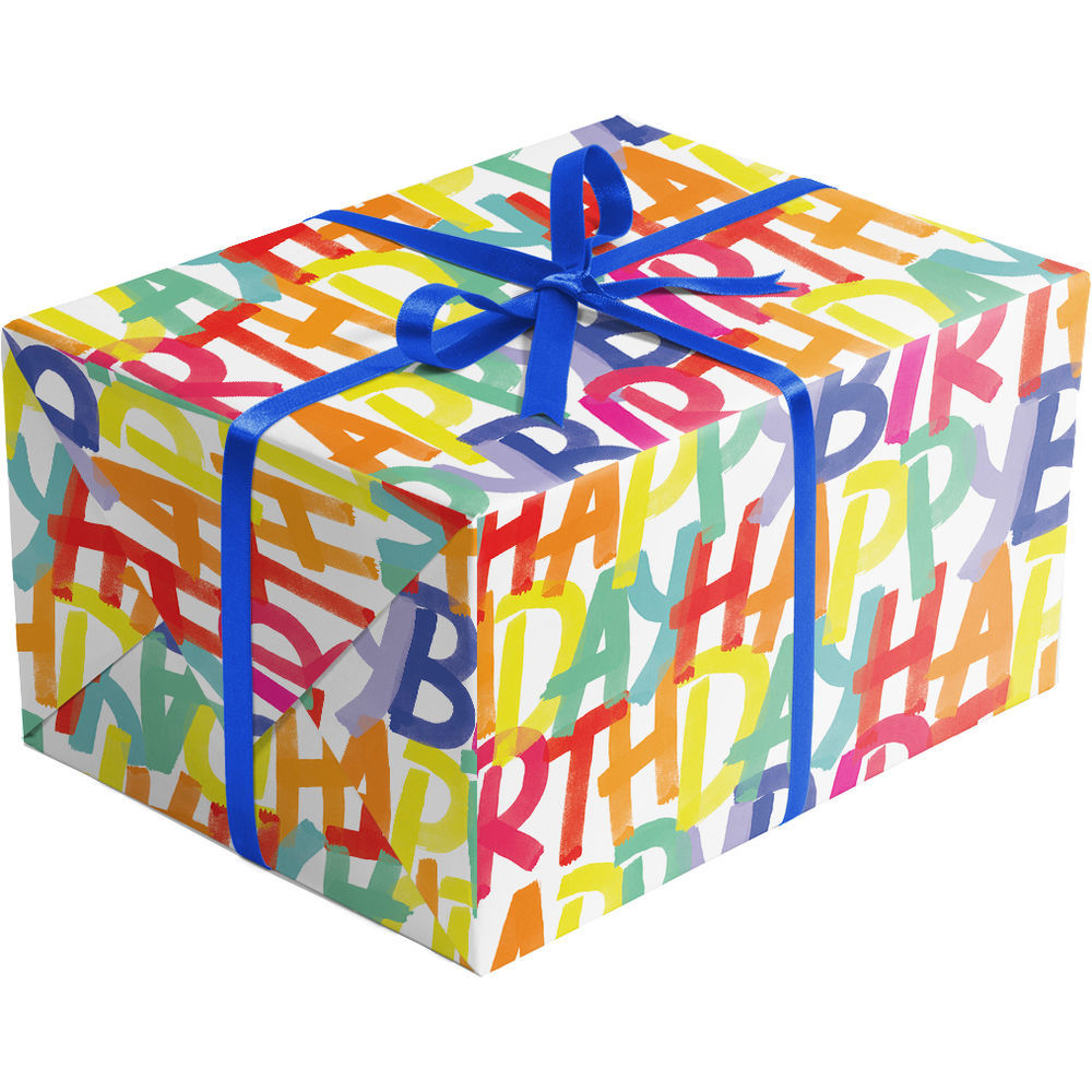 Matte Black Gift Wrap | Present Paper, 1/4 Ream 208 ft x 30 in