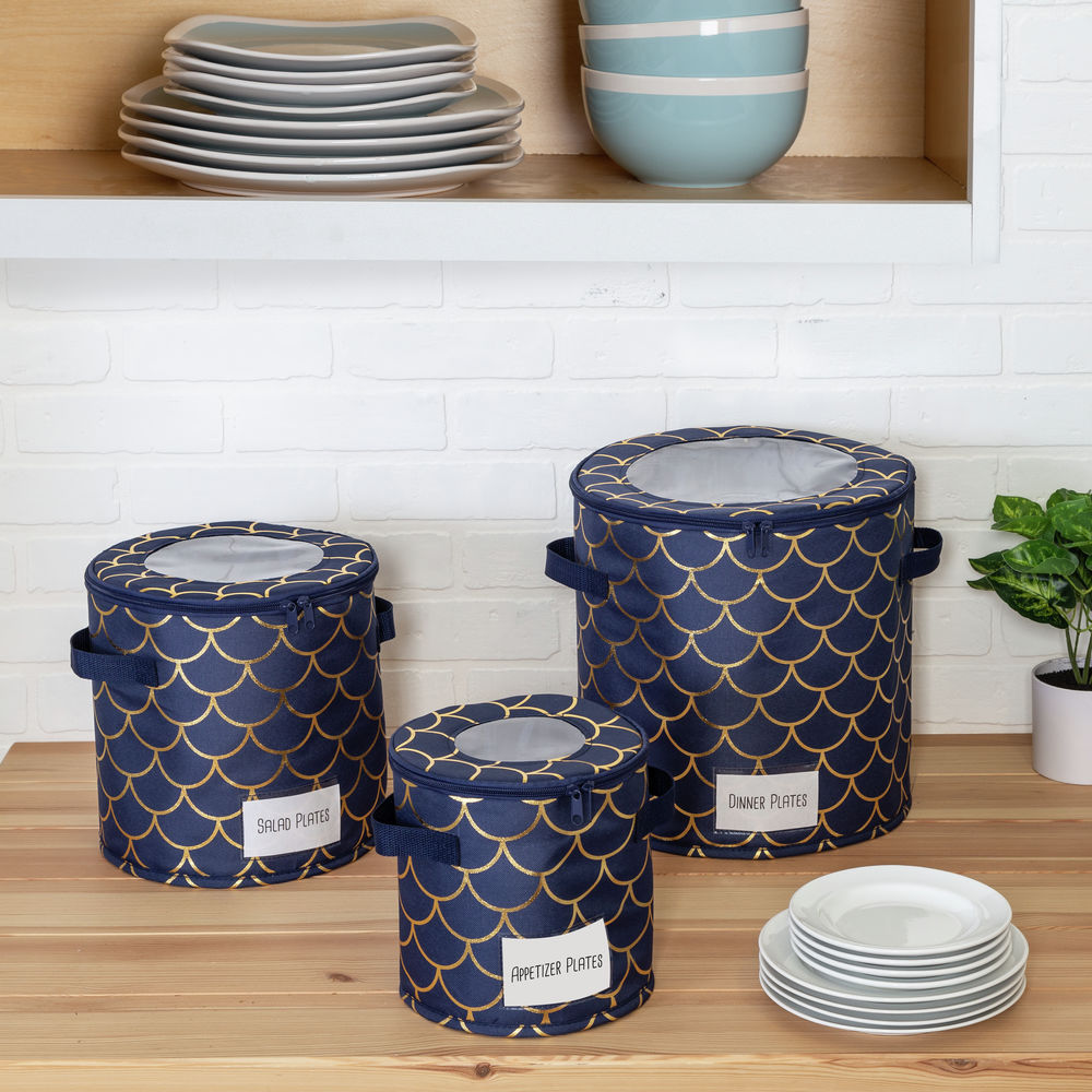 Dinnerware storage clearance sets