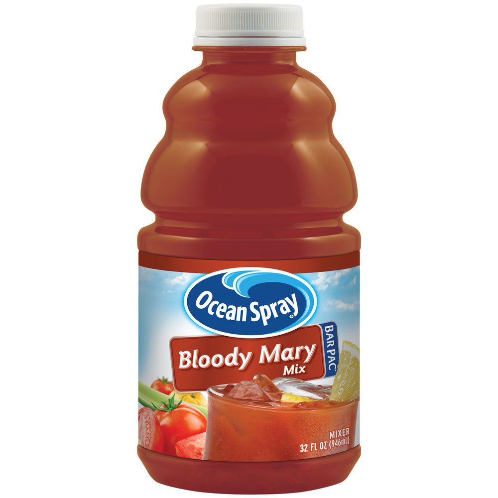 Ocean Spray 25904 BarPac Mixers Bloody Mary 32 oz Bottle 12/Carton