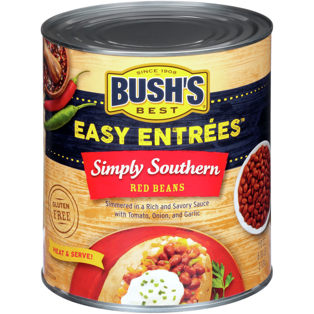 Bush S Best Bush Bros Bush S Best Easy Entrees Simply Southern Red Beans 6 110 Oz