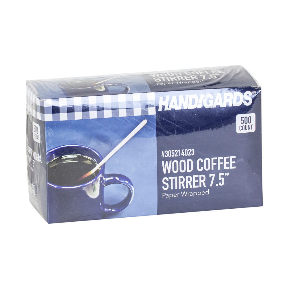 7 Coffee Stirrers With Round Ends Case of 10 boxes/1,000ct