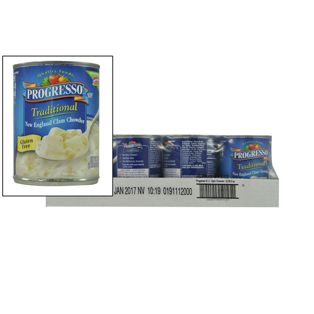 Legout 3750064463 New England Clam Chowder Condensed Canned Soup 51 oz