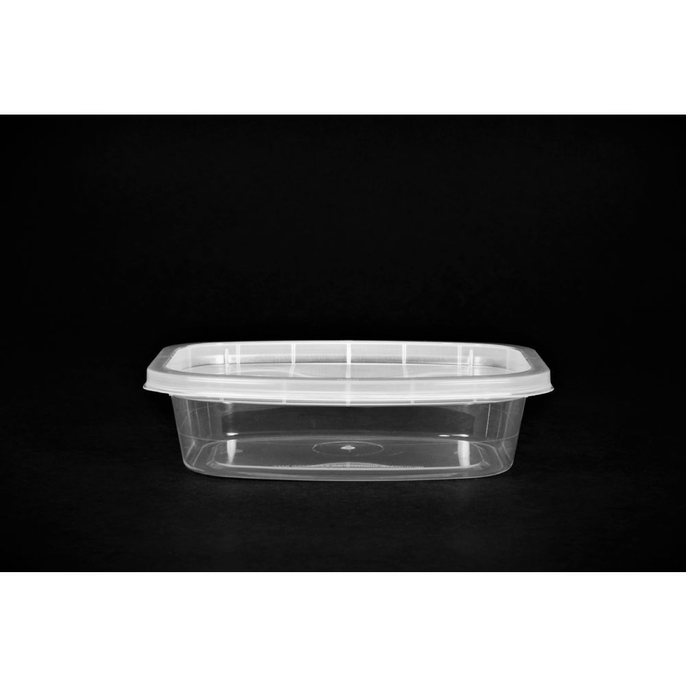YOCUP 32 oz Clear Lightweight Round Deli Container - 500/Case