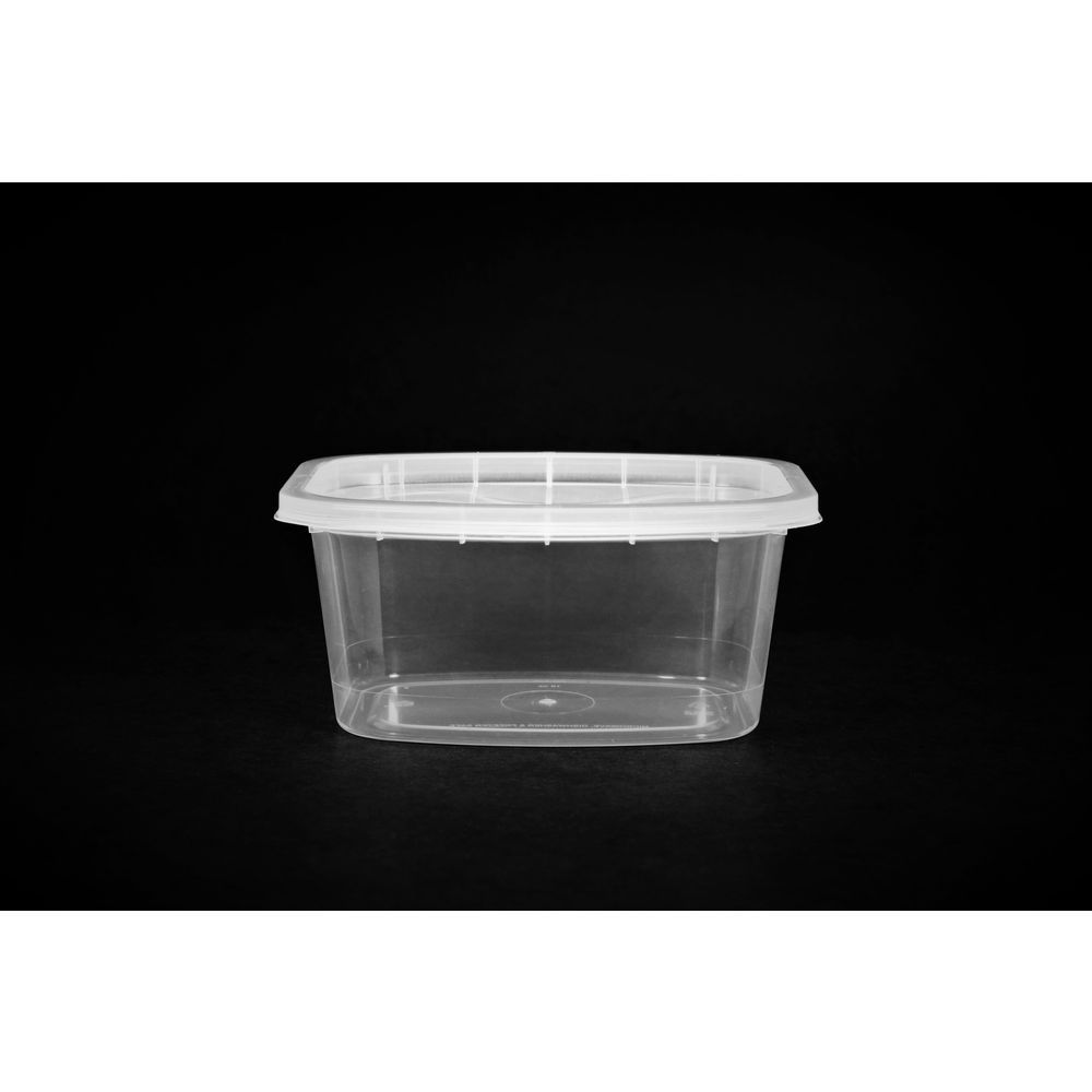 Microlite Deli Tub, 8 oz, Clear, 500/Carton