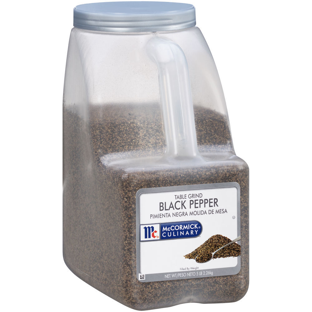 McCormick 932457, 5 lb Table Grind Black Pepper (3/Case)