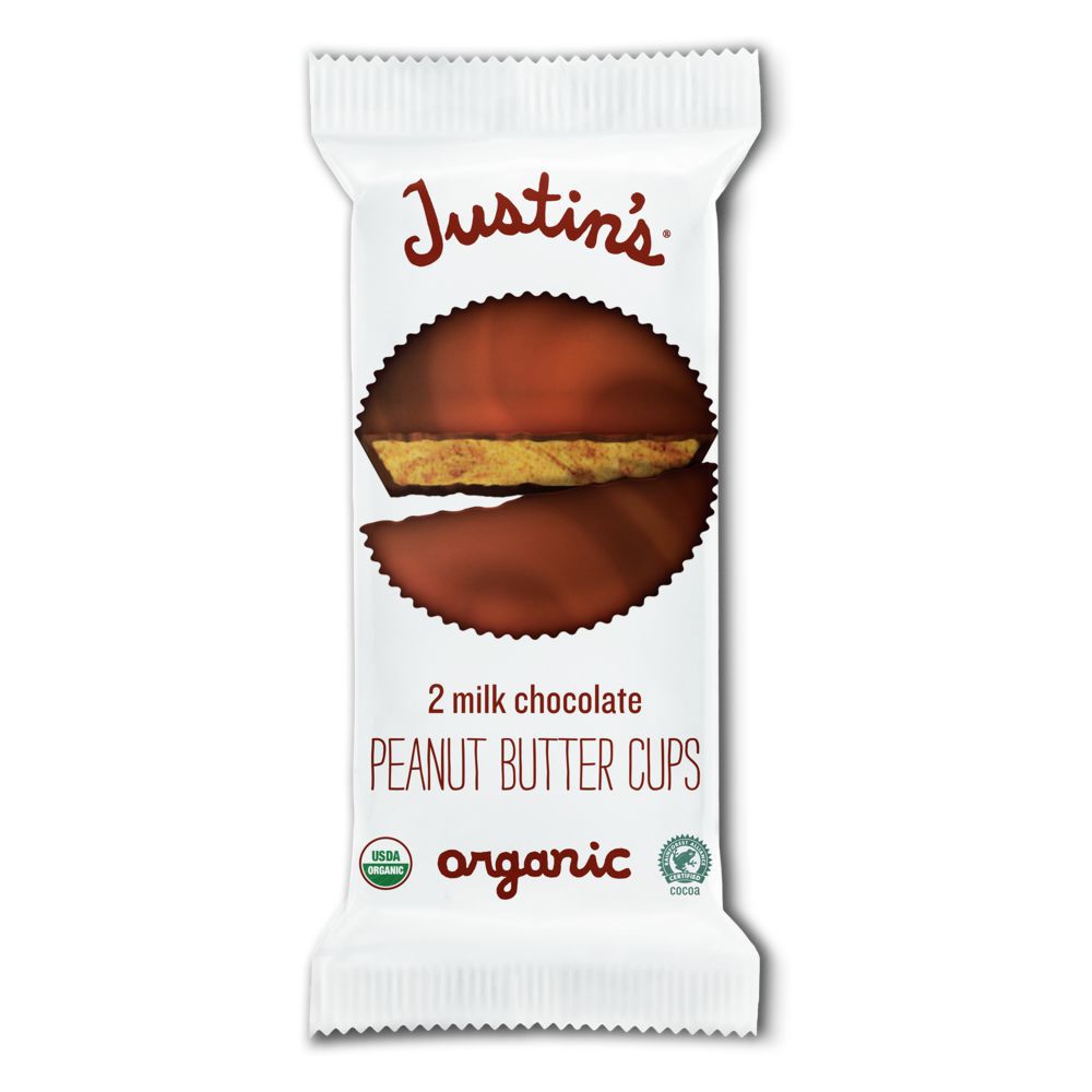 Justins Peanut Butter Cups, Organic, Dark Chocolate, Mini - 4.7 oz