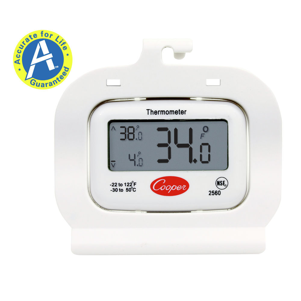 Rubbermaid FGR80DC Commercial Refrigerator/Freezer Thermometer for sale  online