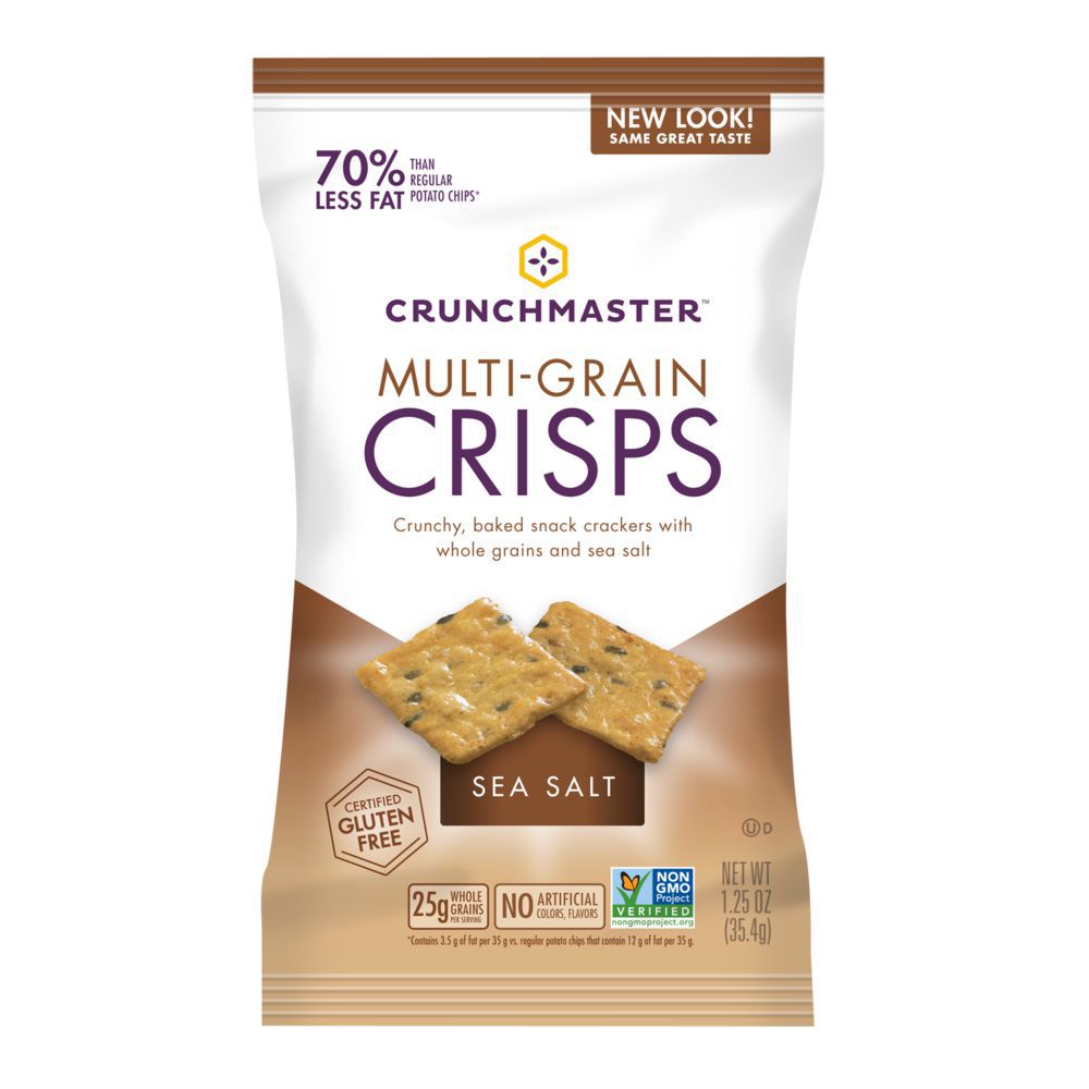 CRUNCHMASTER TH FOODSCrunchmaster MultiGrain Crackers Sea Salt Case