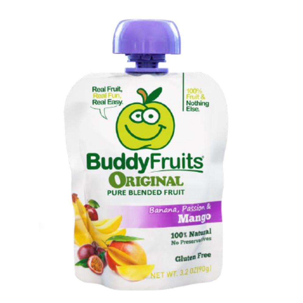 Buddy Fruits Pure Blended Fruit To Go Apple, Mango, Banana and