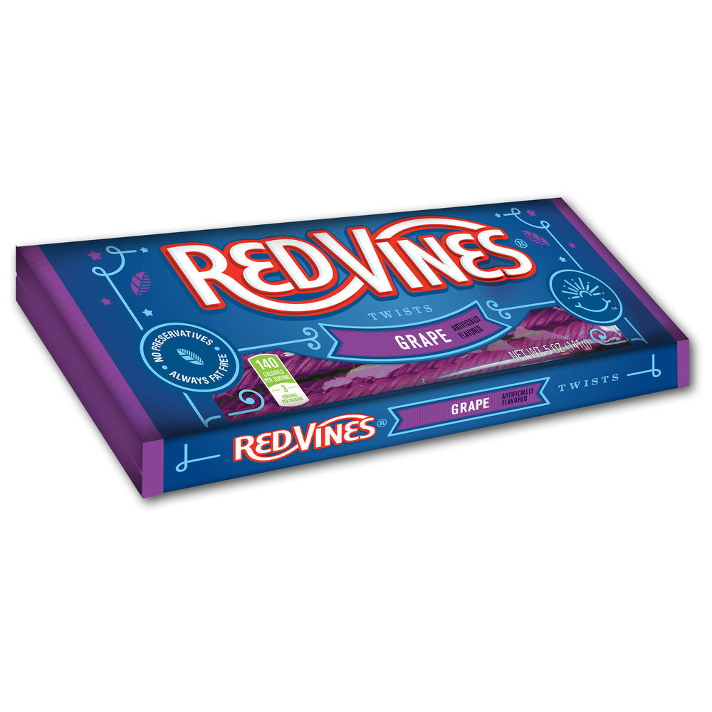 Red Vines Licorice Grape Twists 5oz Tray