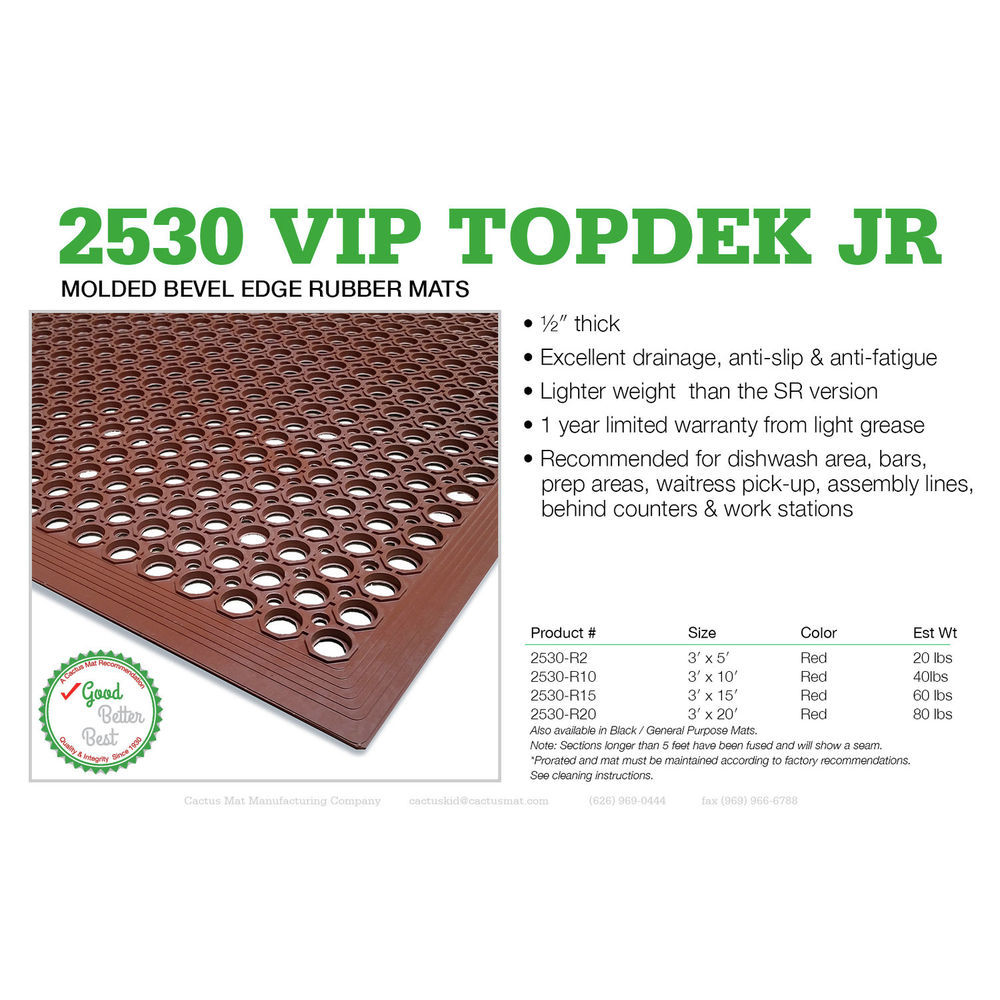 VIP Tuffdek Black Mat 3 x 5 Feet