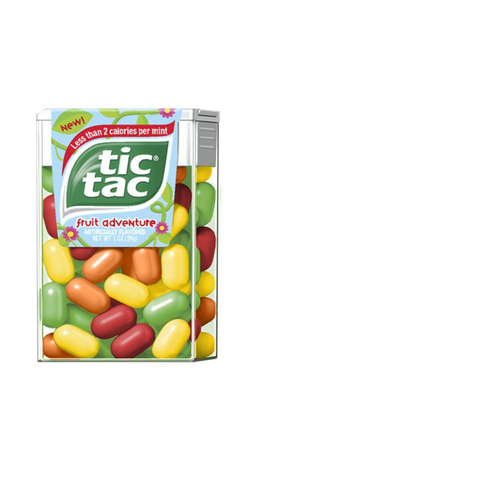 Tic Tac Ferrero Retail Tic Tac Fruit Adventure Candy 1 Ounce 12 Per Pack 24 Packs Per Case