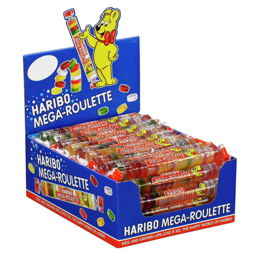 HARIBO-Haribo Roulette Box .88 Ounces - 36 per Pack - 12 Packs per  Case-#37215