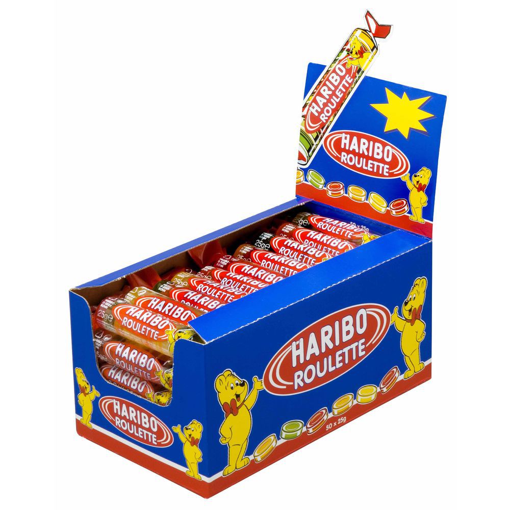HARIBO-Haribo Roulette Box .88 Ounces - 36 per Pack - 12 Packs per  Case-#37215
