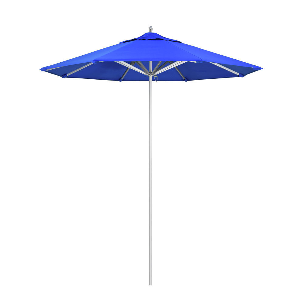 California Umbrella 7.5 FT commercial grade patio umbrella, white frame