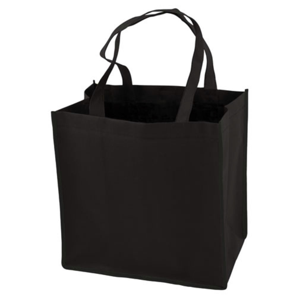 2 x Eco Reusable shopping Grocery Bag Non Woven Tote Reinforced Base  Handbag LOT