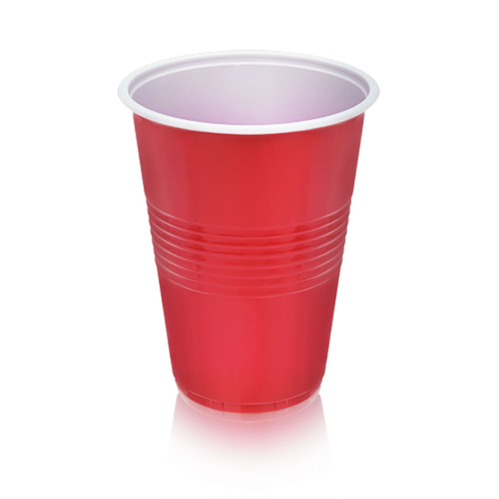 True Brands 16 oz Red Party Cups, 50 pack by True