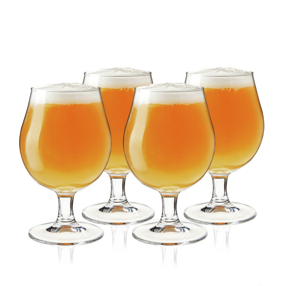 True 4 - Piece 23oz. Glass Wheat Beer Glass Glassware Set