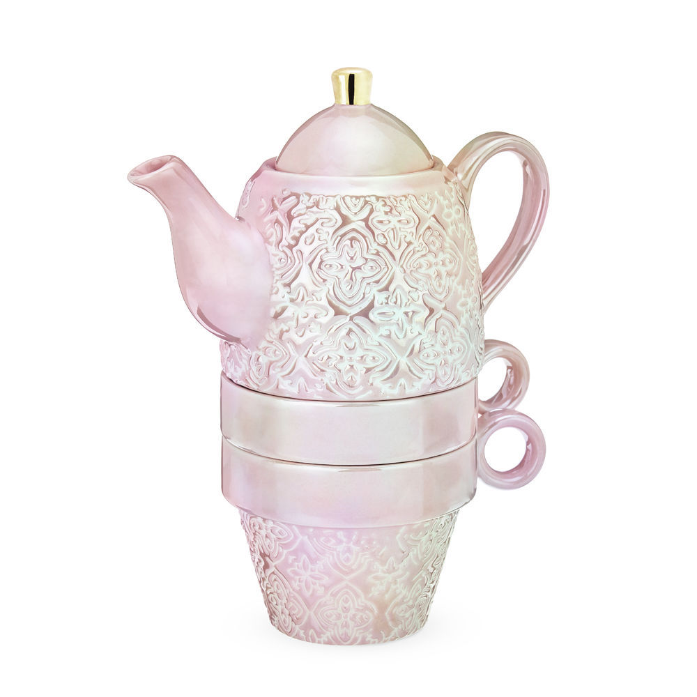 Noelle Pink Ceramic Electric Tea Kettle by Pinky Up - 1.5L