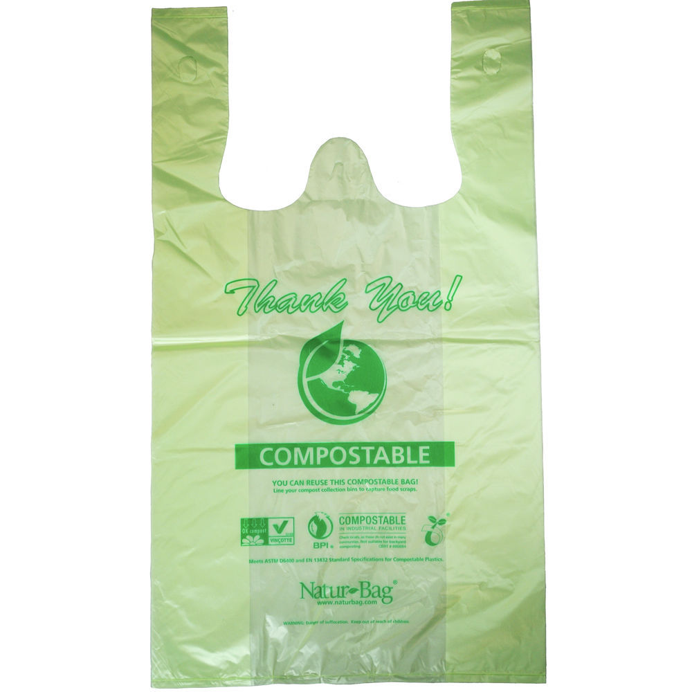 3 Gallon NaturBag Compostable Can Liners - Case of 500