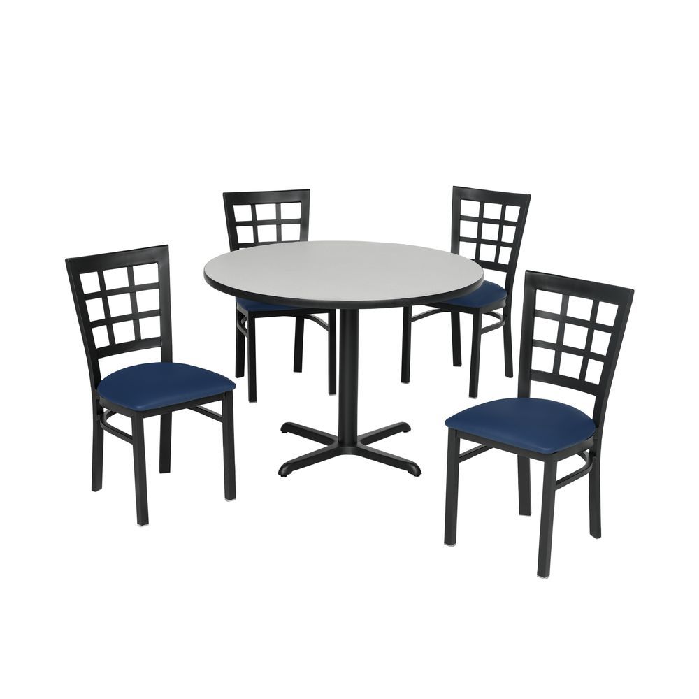 Premier Furniture Hospitality Style Grouping of 4 Metal Back Chairs