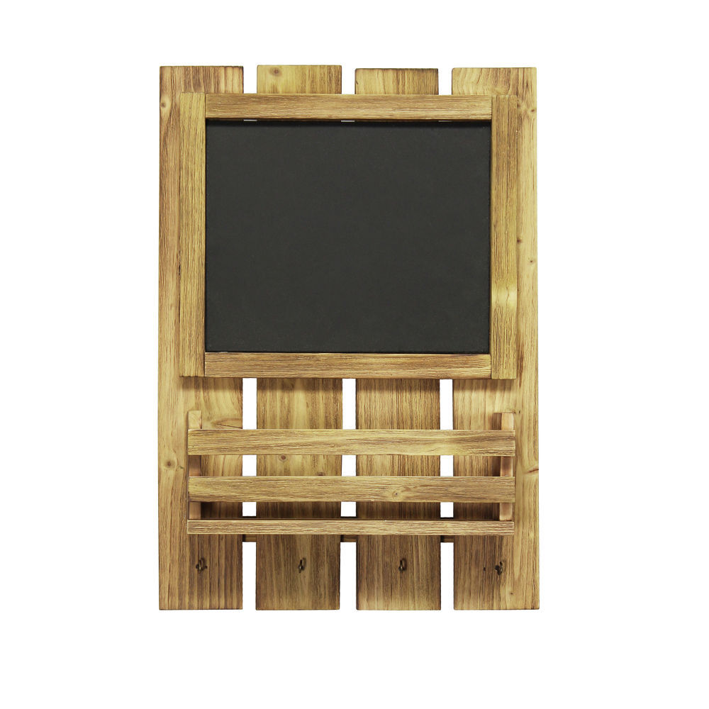 Wood Display Rack with Chalkboard