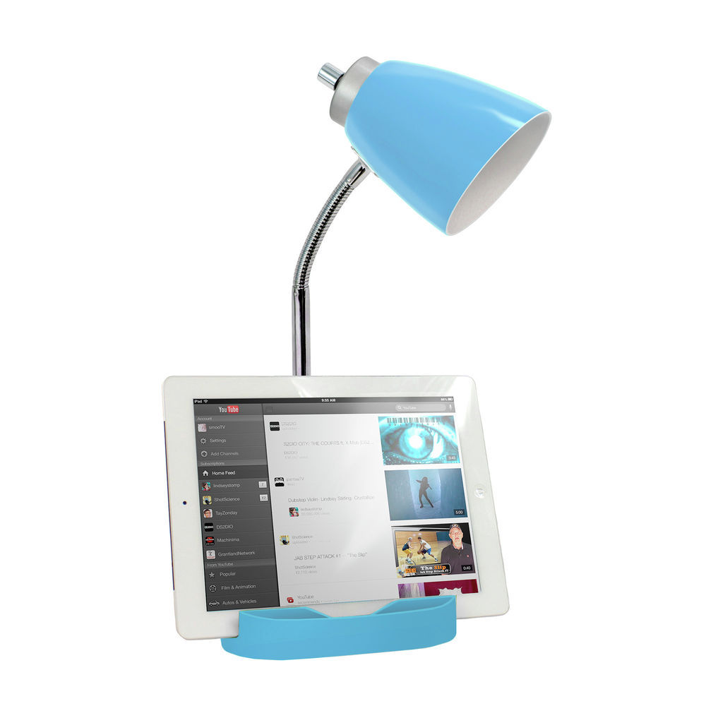 Desk lamp with usb deals port and organizer