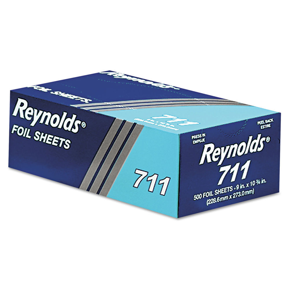 Reynolds Wrappers Pre-Cut Aluminum Foil Sheets, 12x10.75 Inches, 500 Sheets