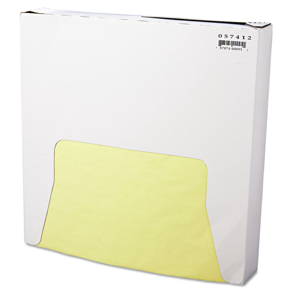 Grease-Resistant Paper Wraps and Liners, 12 x 12, Yellow, 1,000/Box, 5 Boxes/Carton Grease-Resistant Paper Wraps and Liners, 12 x 12, Yellow, 1,000/Box, 5 Boxes/Carton